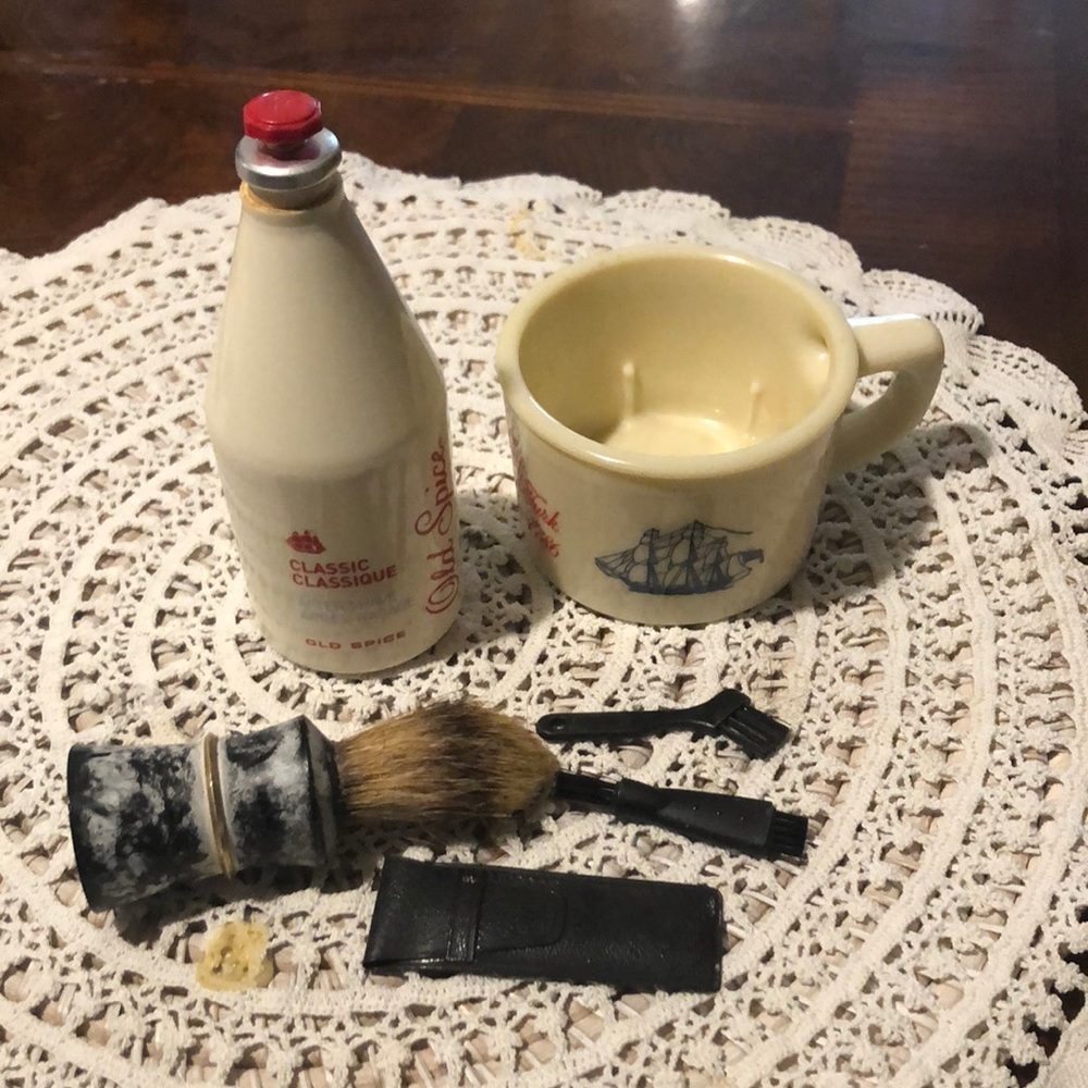 Antique/very old Old Spice set